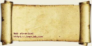 Jasmina Budalić vizit kartica